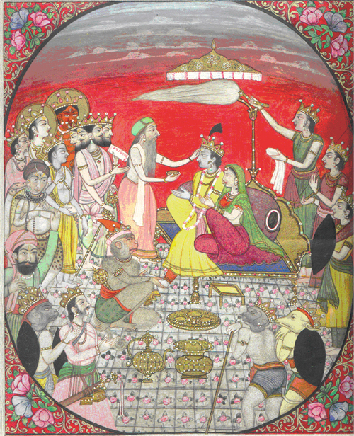 Coronation of the Lord Rama